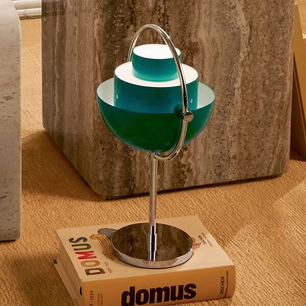 Stolní lampa GUBI, Multi-Lite, stmívatelné, Metalická, Obývací pokoj, Kov, Design