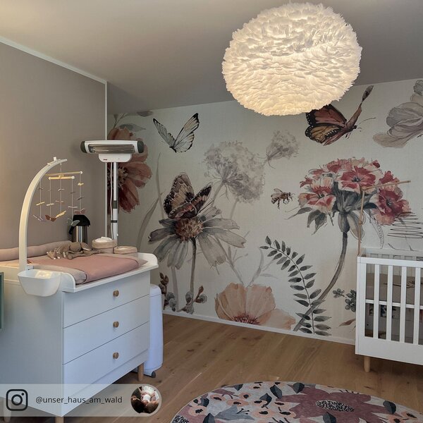 Závěsná svítidlo UMAGE, Eos, stmívatelné, Bílá, Obývací pokoj, Design