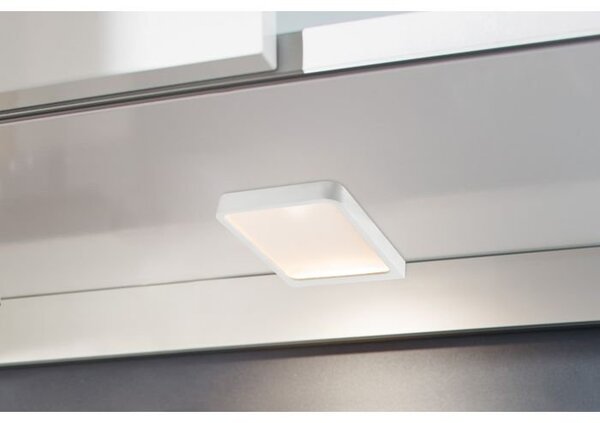 P 93583 LED nábytkové přisazené svítidlo Furniture LED Vane hranaté sada 2ks vč.LED modulu 2x6,7W, 2x440 lm, 2700K - PAULMANN