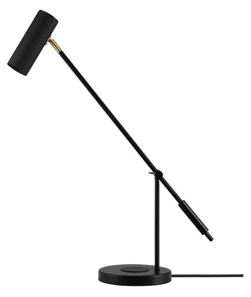 Stolní lampa Globen Lighting, Černá, Obývací pokoj, Kov