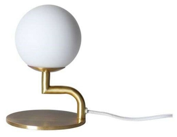 Stolní lampa Pholc, stmívatelné, Zlatá / mosazná, Obývací pokoj, Kov