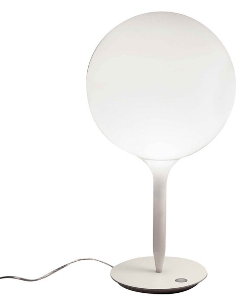 Stolní lampa Artemide, Castore, stmívatelné, Bílá, Obývací pokoj, Plast, Design