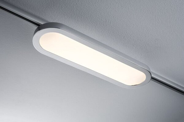 P 95319 URail LED panel Loop 7W 2700K 480lm matný chrom - PAULMANN