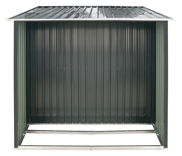 Zahradní domek na nářadí s dřevníkem Avenberg 3,22 x 1.96 m ANTRACIT SD-X68EWS
