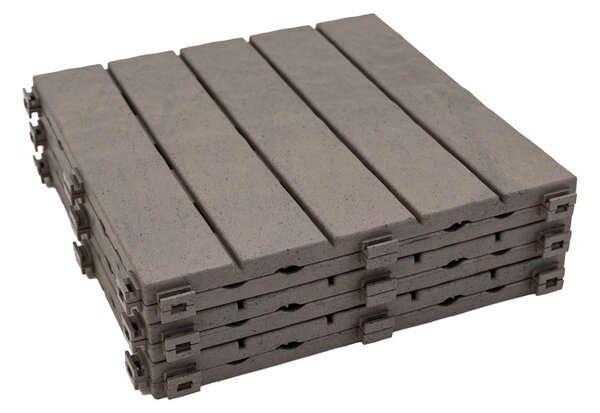 Multy home Gumová dlaždice NATURAL STONE 30 x 30 cm, hnědá MHEU5100447, 1 ks 4016.91.00