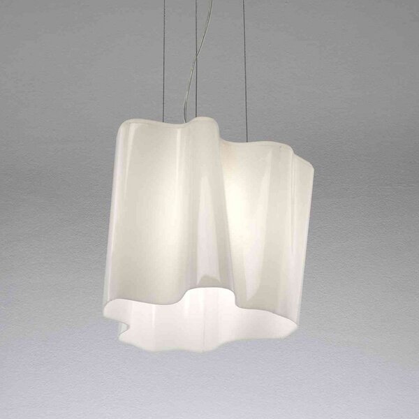 Závěsná svítidlo Artemide, Logico, stmívatelné, Bílá, Obývací pokoj, Sklo, Design