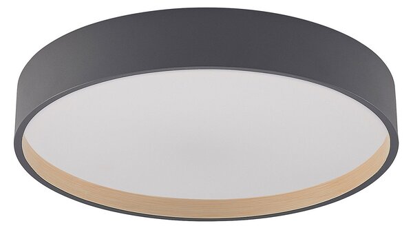 Stropní Lampa Lindby, Todor, stmívatelné, Černá, Obývací pokoj, Plast, Moderní