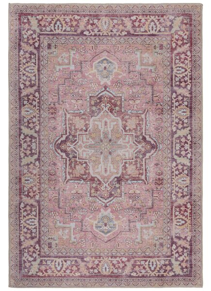 Flair Rugs, Kusový koberec Hebden Windsor Pink, 120x170, růžová, ložnice