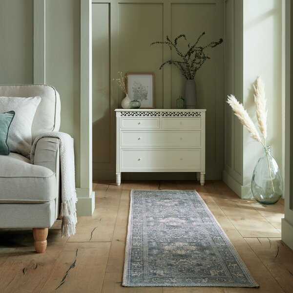 Flair Rugs, Běhoun Hebden Windsor Green, 60x230, zelená, ložnice