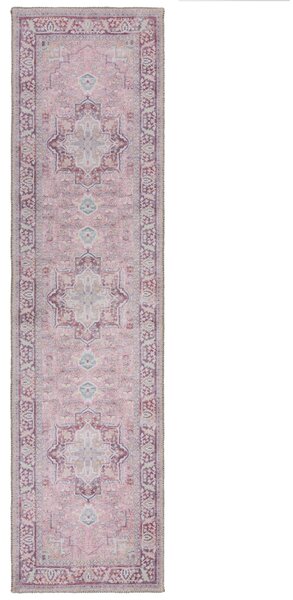 Flair Rugs, Běhoun Hebden Windsor Pink, 60x230, růžová, ložnice