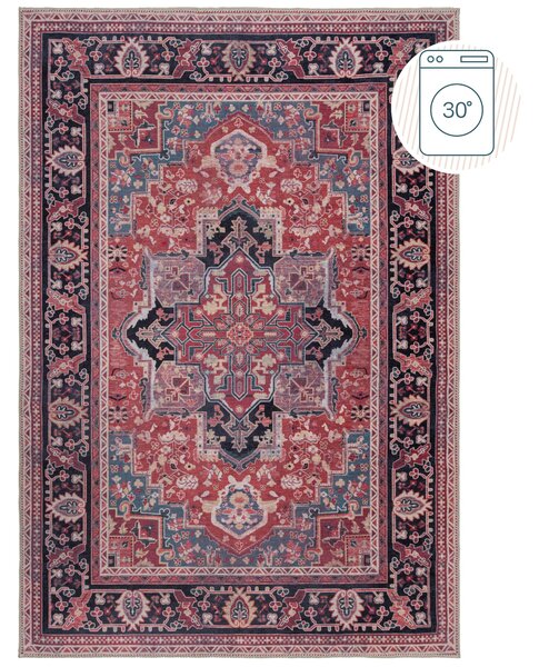 Flair Rugs, Kusový koberec Hebden Windsor Red, 120x170, červená, ložnice