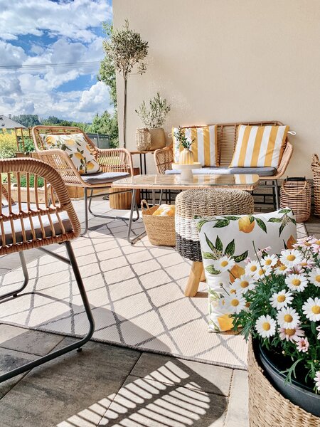 Hanse Home, Kusový koberec Twin-Wendeteppiche 103118 grau creme – na ven i na doma, 80x150, šedá, chodba / předsíň