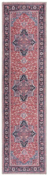 Flair Rugs, Běhoun Hebden Windsor Red, 60x230, červená, ložnice