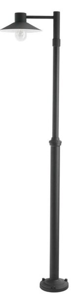 Lund 1 Venkovní Parková Lampa pro Concrete Anchor Black