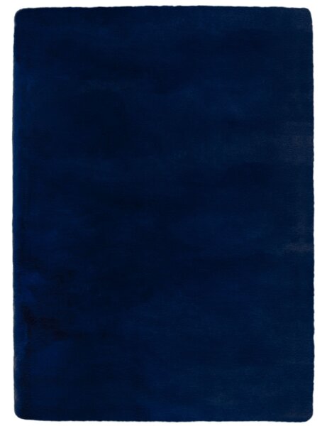Flair Rugs, Kusový koberec Ivy Faux Fur Navy, 120x170, modrá, ložnice
