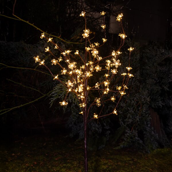 Solární LED stromek Tree, 0,1w, 3000k, RGB
