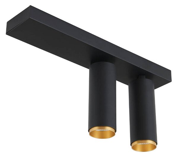 Stropní Lampa LOOM DESIGN, X-Beam, stmívatelné, Černá, Obývací pokoj, Hliník, Moderní