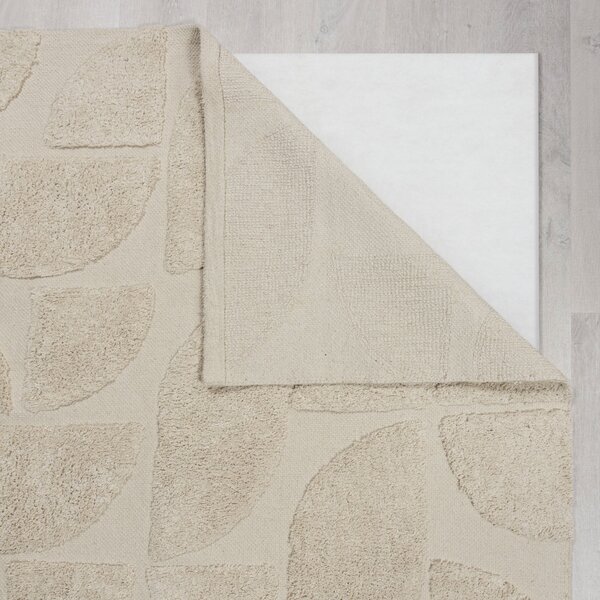 Flair Rugs, Kusový koberec Kaia Ada Geo Natural, 200x290, béžová, ložnice
