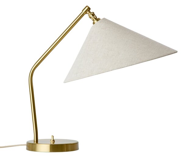 Stolní lampa GUBI, Gräshoppa, Bílá, Obývací pokoj, Tkanina / Textil, Design