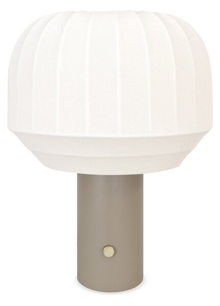 Stolní lampa Northern, Tradition, stmívatelné, Bílá, Obývací pokoj, Tkanina / Textil, Design