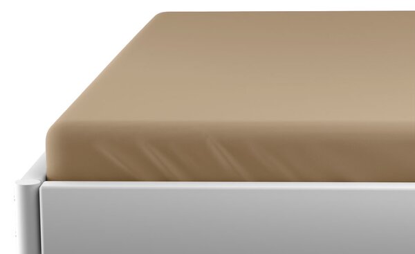 Jersey prostěradlo do dětské postýlky béžové 70 x 140 cm