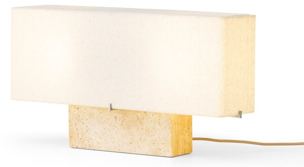 Stolní lampa Audo Copenhagen, Nonna, Béžová, Obývací pokoj, Tkanina / Textil, Design