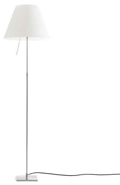 Stojací Lampa Luceplan, Costanza, Bílá, Obývací pokoj, Kov, Design