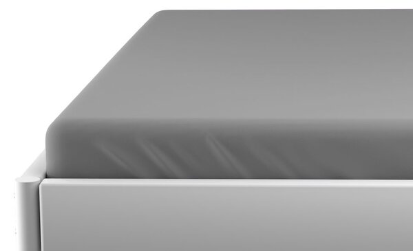 Jersey prostěradlo do dětské postýlky EXCLUSIVE šedé 70 x 140 cm