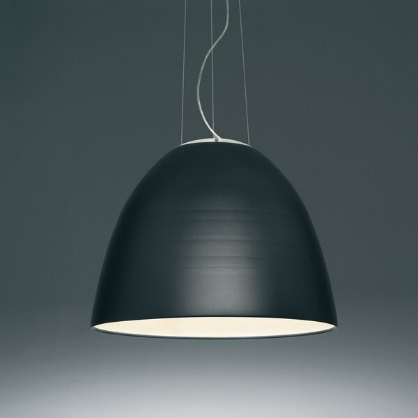 Závěsná svítidlo Artemide, Nur App, stmívatelné, Černá, Obývací pokoj, Kov, Design