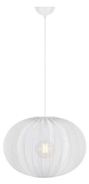 Závěsná svítidlo Markslöjd, Florence, stmívatelné, Bílá, Obývací pokoj, Tkanina / Textil, Skandinávský