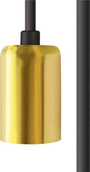 Nowodvorski Lighting Vodič s objímkou CAMELEON 8666 CAMELEON CABLE E27 černá/zlatá 1,5 m