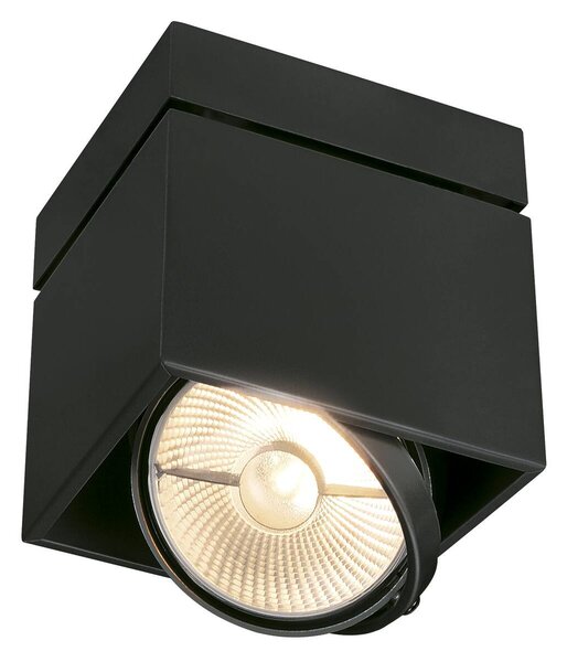 LA 117100 KARDAMOD přisazená čtvercová ES111 I černá 230V GU10 75W - BIG WHITE (SLV)