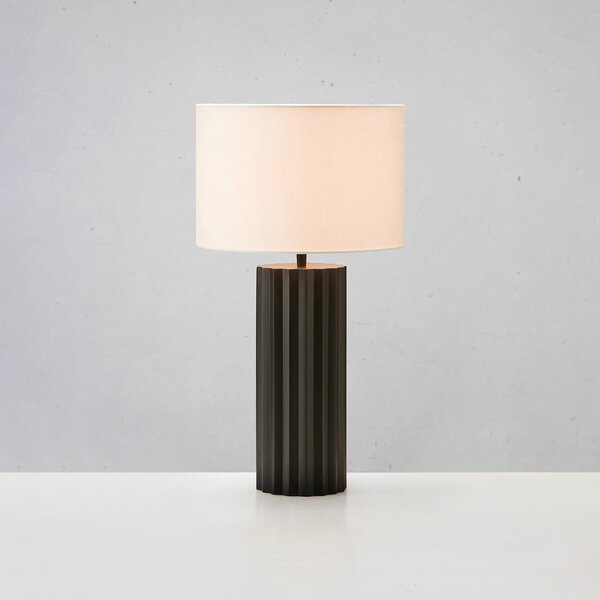 Stolní lampa Markslöjd, Hashira, Černá, Obývací pokoj, Tkanina / Textil