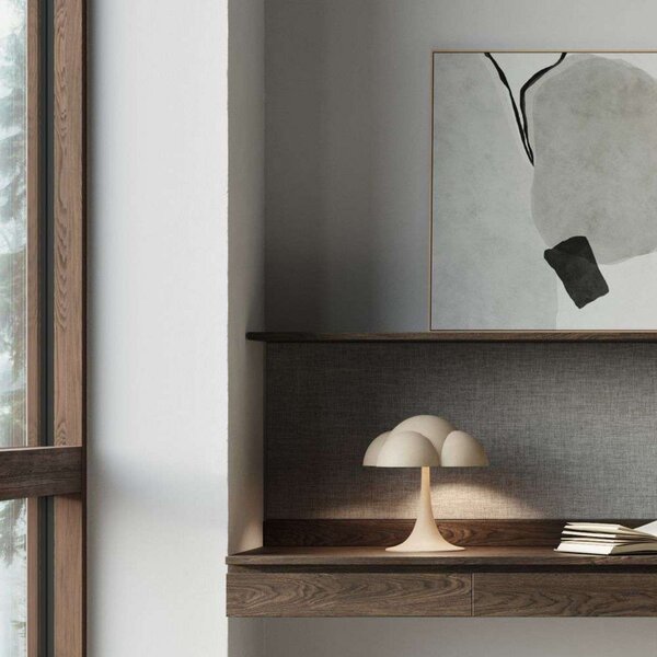 Stolní lampa 101 COPENHAGEN, Béžová, Obývací pokoj, Keramika