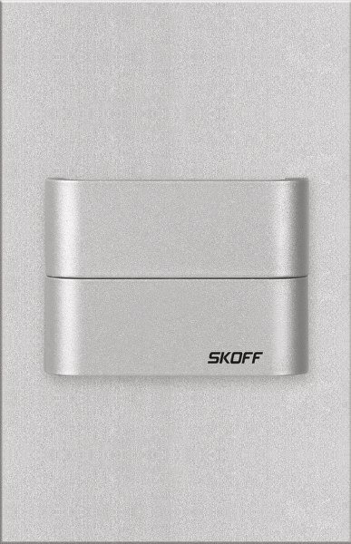 SKOFF LED nástěnné schodišťové svítidlo MI-TDU-G-H-1 DUO TANGO SHORT hliník(