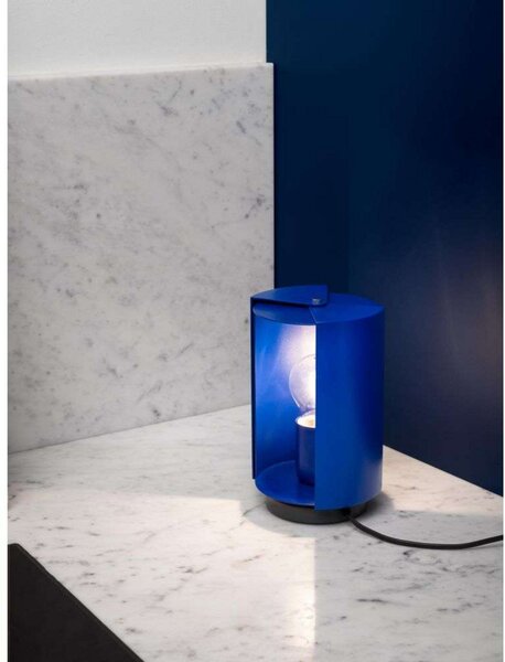 Stolní lampa Nemo Lighting, Modrá, Obývací pokoj