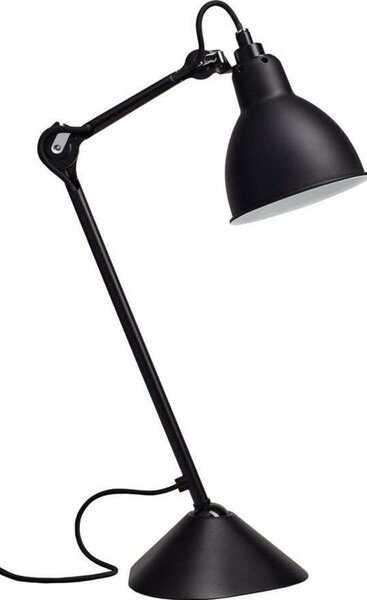 Stolní lampa Lampe Gras, Černá, Pracovna, Kov