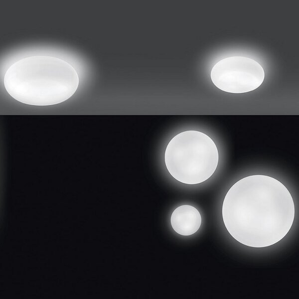 Nástěnná Svítidla Artemide, Itka, stmívatelné, Bílá, Obývací pokoj, Sklo, Moderní