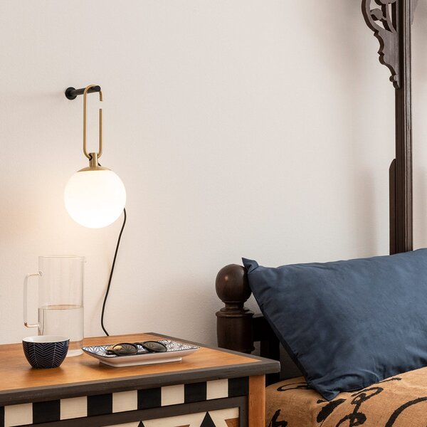 Nástěnná Svítidla Artemide, nh Wall, Bílá, Obývací pokoj, Sklo, Design