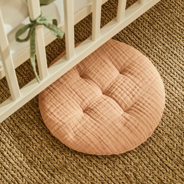 Růžový bavlněný polštář Kave Home Laily 30 cm