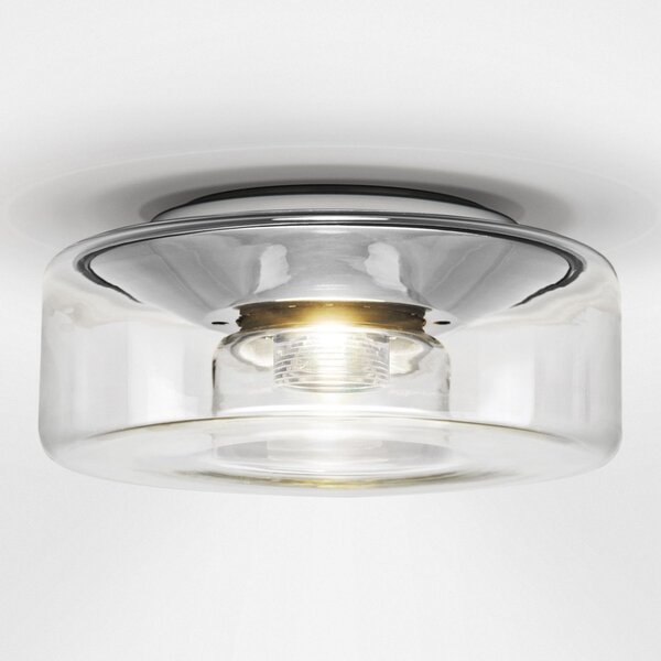 Stropní Lampa Serien Lighting, Curling S, stmívatelné, Transparentní, Obývací pokoj, Plast, Moderní