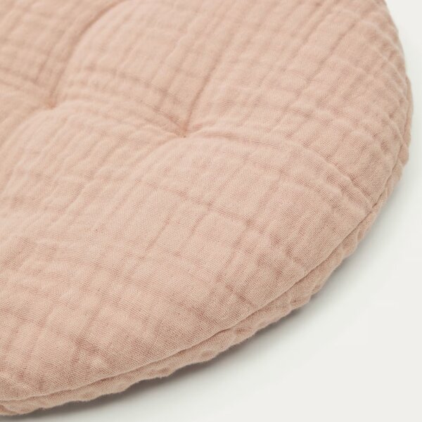 Růžový bavlněný polštář Kave Home Laily 30 cm