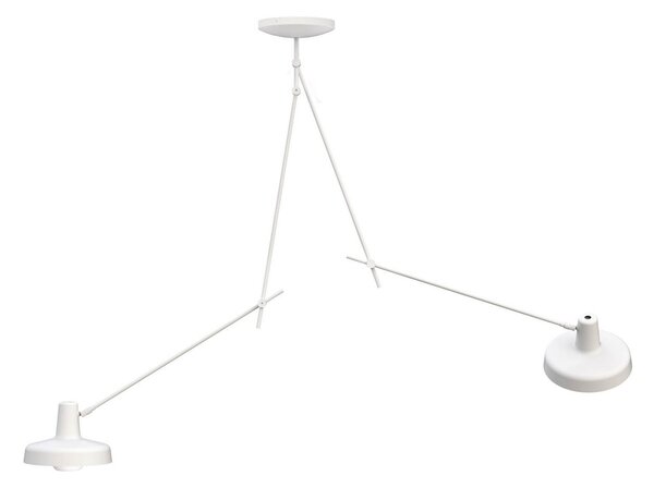 Stropní Lampa GRUPA, Arigato, stmívatelné, Bílá, Pracovna, Kov