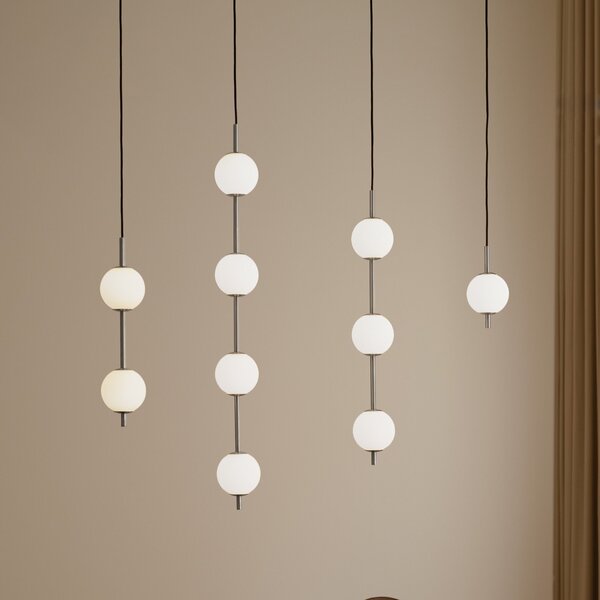Závěsná svítidlo UMAGE, Audrey, stmívatelné, Metalická, Obývací pokoj, Kov, Design