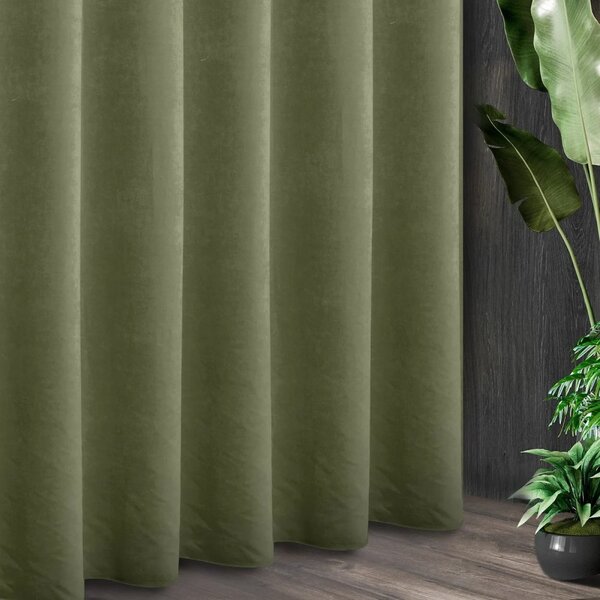 Dekorační látka Adéla - khaki - 295 cm bez obšití 295