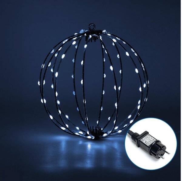 Aigostar - LED Venkovní vánoční dekorace 3,6W/230V koule 30cm IP44 studená bílá