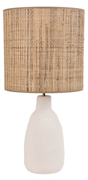 Stolní lampa MARKET SET, Portinatx, Bílá, Obývací pokoj, Keramika, Design