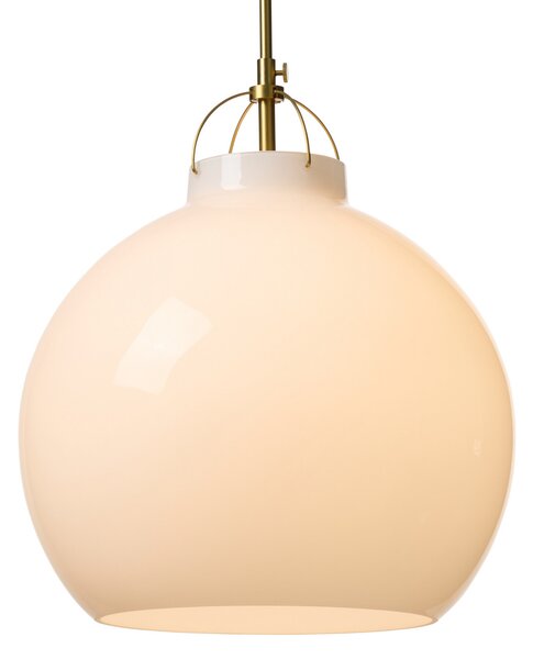 Závěsná svítidlo Halo Design, TOSCANA, stmívatelné, Bílá, Jídelna, Sklo, Design