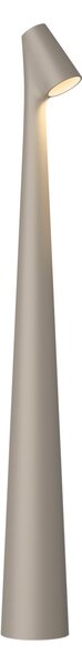 Stolní lampa Vibia, Africa, stmívatelné, Béžová, Obývací pokoj, Kov, Design