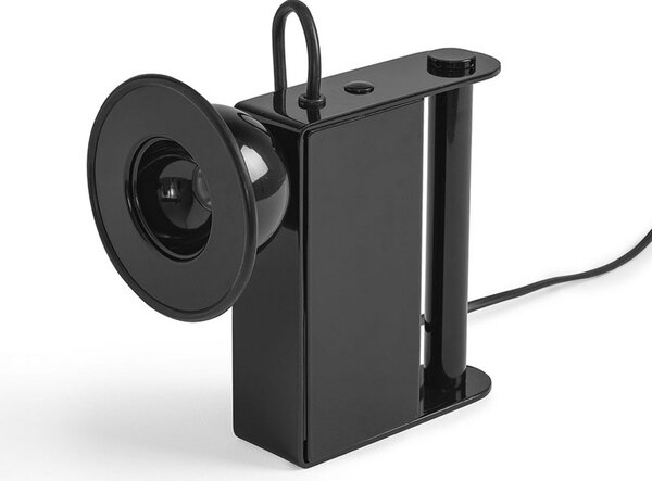 Stolní lampa Stilnovo, Minibox, stmívatelné, Černá, Obývací pokoj, Kov, Design